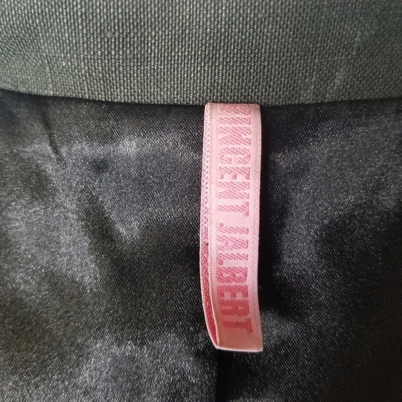 Vincent Jalbert canvas military jacket Art To Wear Avant Garde Handmade France - Picture 6 of 14